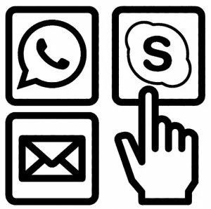 8. easy & on time communicate