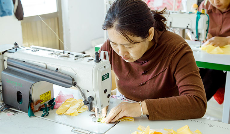 clothing factory sewing